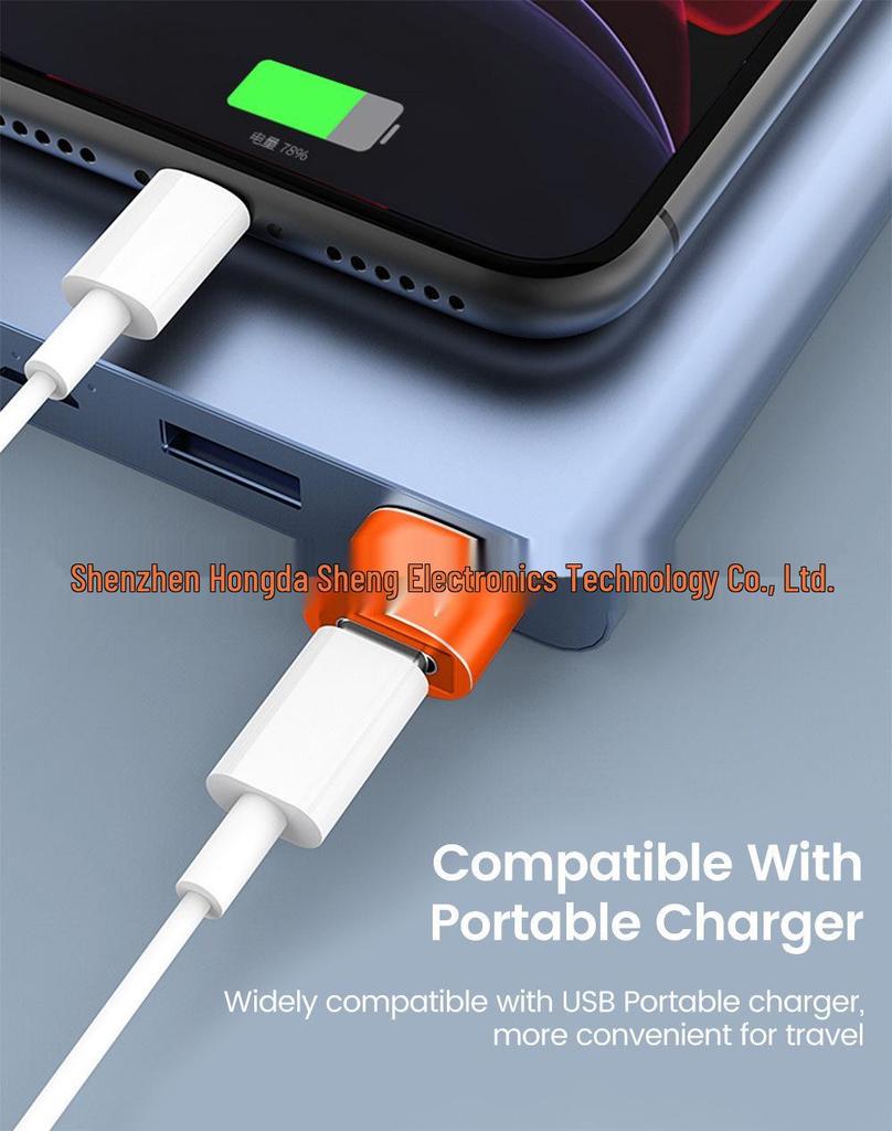 Зарядное устройство USB на Type-C (папа-мама), адаптер для мобильного телефона 6A и конвертер порта USB-C