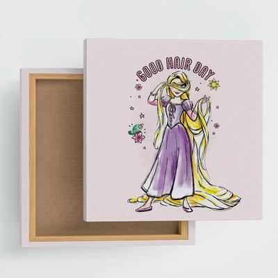 Панель-постер Art Deli Рапунцель, 30 см x 30 см, Принцесса Диснея, Сделано в Японии, Легкая ткань, dsny-2012-16