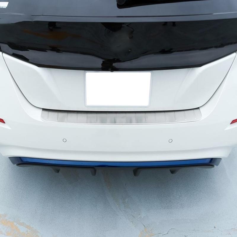 Fit For Nissan Leaf ZE1 2017 18 19 20 Rear Bumper Protection Sill Outside Trunk Step Panel Sill Plate Decorate Accessories