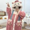 Adult Mary Cat Cosplay Costume Robe Onesie Anime Pajamas Halloween Cartoon Pajamas