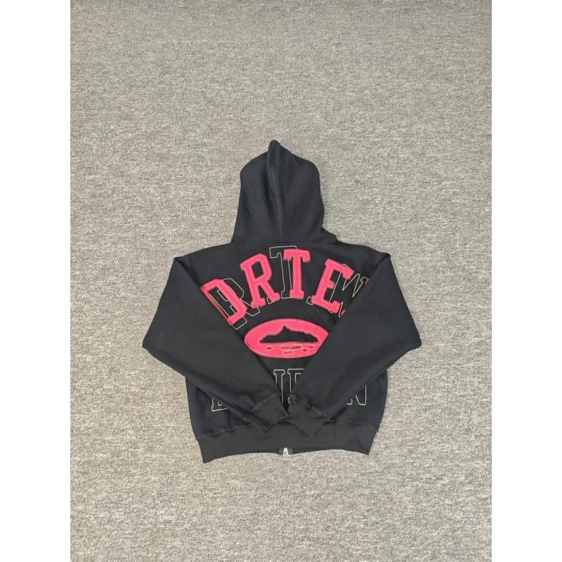 Corteiz Streetwear Hooded Sweatshirt Set Men Women Loose Fit Cotton Letter Embroidery Casual Tracksuit