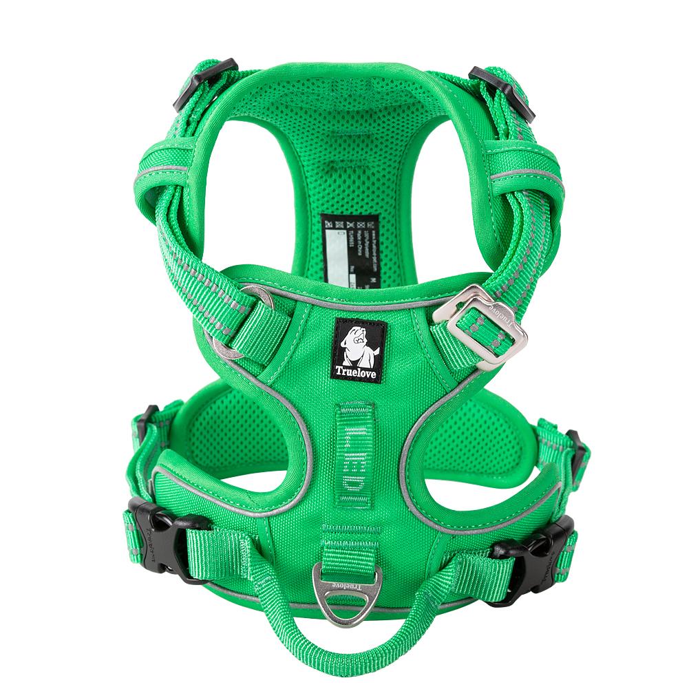 Truelove Pet Harness Anti Pull Reflective Light Up Nylon Breathable Adjustable Dog Harness Training Vest TLH5657