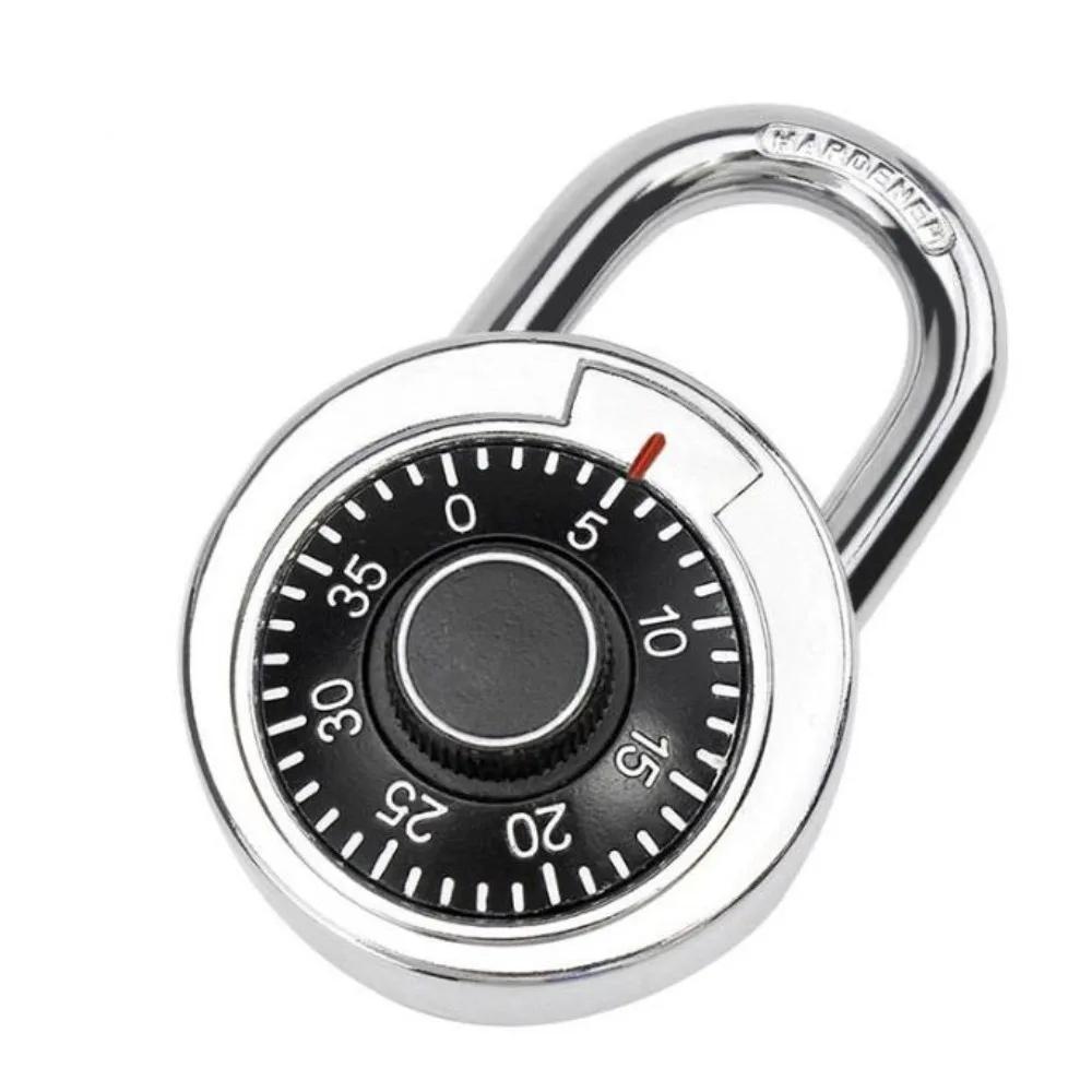 НОВЫЙ Высокозащищенный Замок Dia Lock Круглый Безключевой Замок из Нержавеющей Стали Водонепроницаемый Поворотный Замок Замок Прочный Высококачественный Замок
