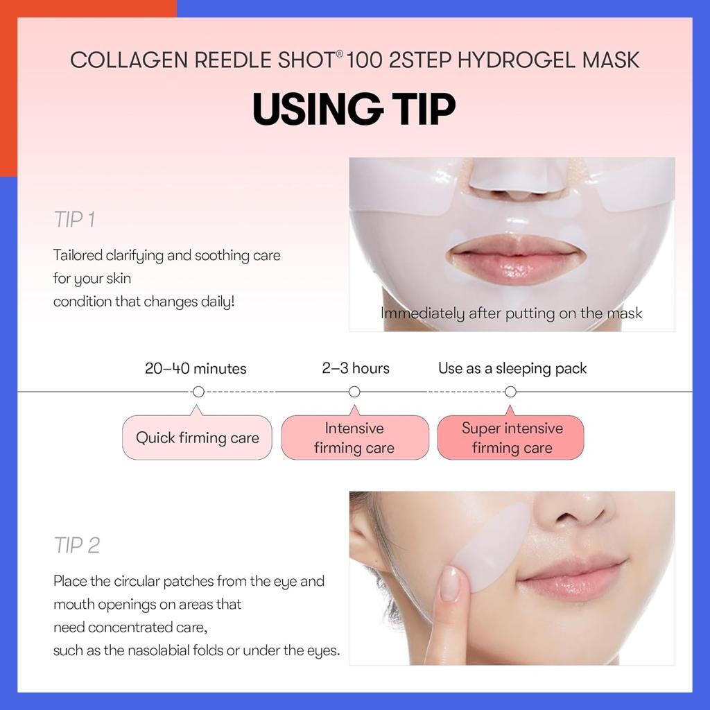 VT Collagen Reedle Shot 100 2-шаговая гидрогелевая маска(34,5гx4шт.)