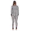 Keanu Womens/Ladies Buffalo Check Thermal Long Pyjama Set