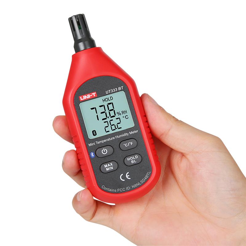 UNI-T UT333 UT333BT Digital Hygrometer Thermometer 2 in 1 Temperature Humidity Meter Mini Sensor Bluetooth Thermo-hygrometer