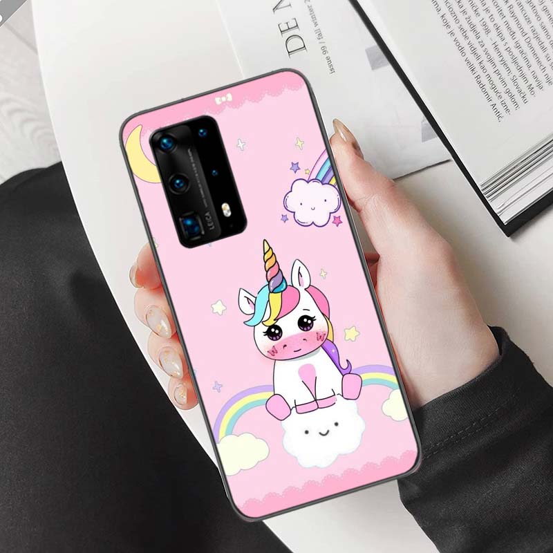 Unicorn Flamingo Phone Case For Huawei Mate 40 30 20 Pro 10 Pro Huawei P50 P40 P30 Lite P20 P10 Lite Cover