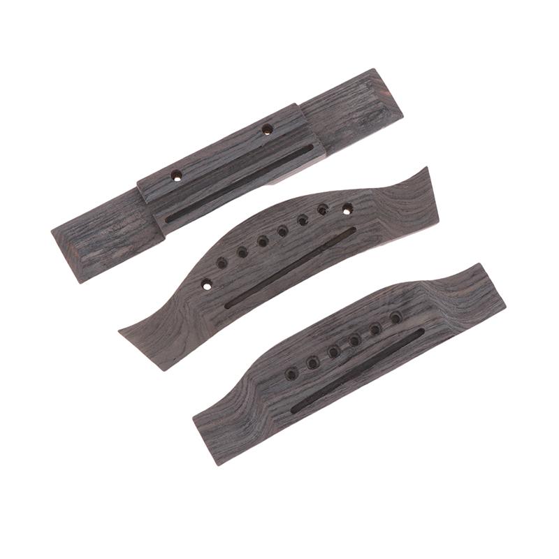 1Pc Folk Guitar Saddle Bridge Rosewood Guitar Bridge Lower String Pillows Bridge Acoustic Guitar Qin Ma Qin Qiao Folk Guitar