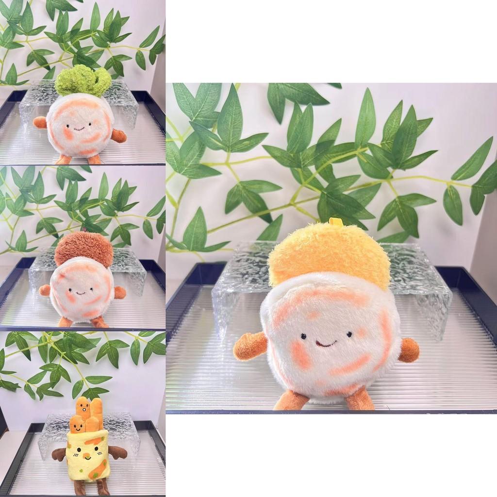 Милый плюшевый брелок в виде блинчика, мягкий хлопок ПП, очаровательный кулон-аксессуар