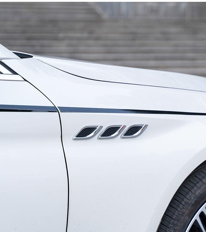 Car Exterior Decorative Shark Gill Air Vent Sticker - Door/Side/Hood Modification