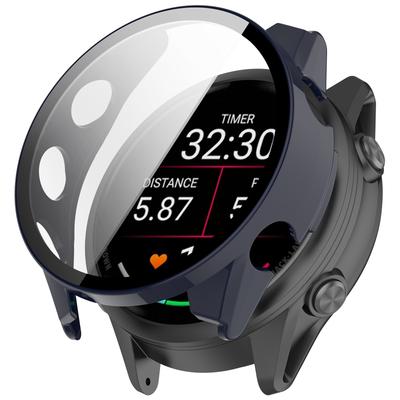Полный защитный чехол для Garmin Forerunner 970, чехол-защитная пленка для экрана Forerunner 970, чехол из ПК 2-в-1 + пленка из закаленного стекла