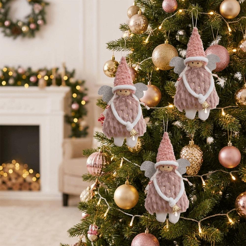 Elegant Christmas Hanging Girl Doll Creative Christmas Girl Dolls Ornaments Home Decor
