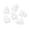 Imitation Pearl White Beads Bow Heart Mini Bear Loose Acrylic Beads For DIY Handmade Earrings Necklace Pendant Accessories