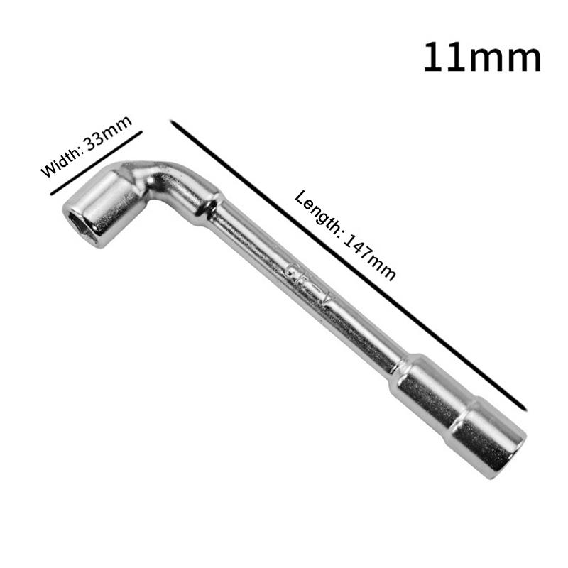 Инструменты для оборудования Зеркальный перфорированный Г-образный торцевой ключ с 7-образной фрезерной головкой Ручной трубный ключ