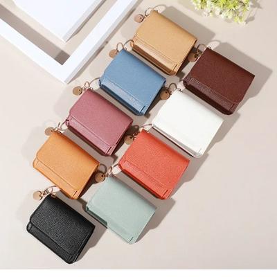 Новые милые кошельки для женщин, маленький держатель для кредитных карт Hasp для девочек, кошелек для монет из искусственной кожи, женский кошелек, короткие кошельки для женщин