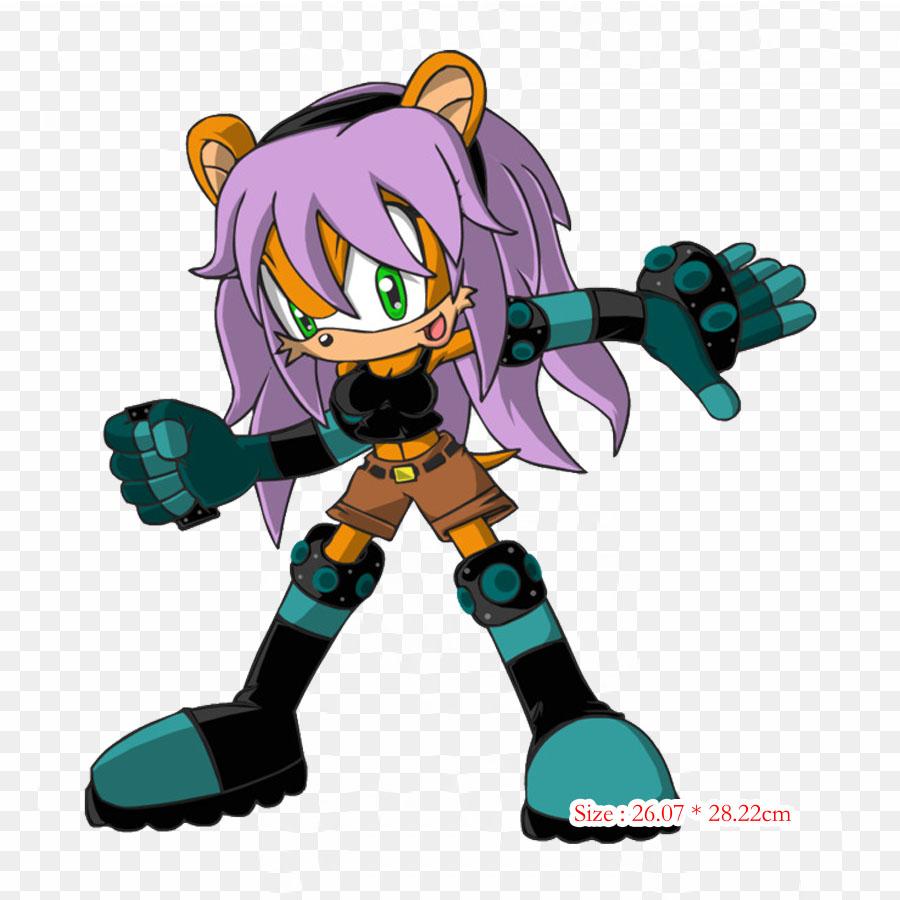 Amy Rose Schoolgirl Amy Rose Shadow The Hedgehog Cli Iron-on Transfers Vynil Heat Transfer Ironing Stickers T-shirt Thermal Patches For Clothing Decor