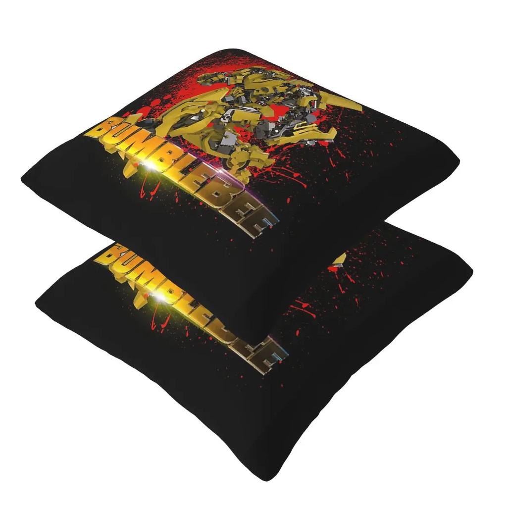 Трансформеры Автоботы 2 шт. Квадратная наволочка Наволочка Подушка на молнии Декоративная Уютная Подушка-плед для дома Дивана