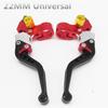 22mm CNC Motorcycle Brake Clutch Levers/drum Brake Left+Right For Honda Yamaha