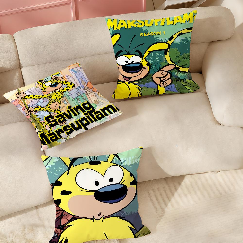 Mmarsupilami Cushion Cover Pillow Case Suitable For Bedrooms Living Rooms Cars Home Decoration