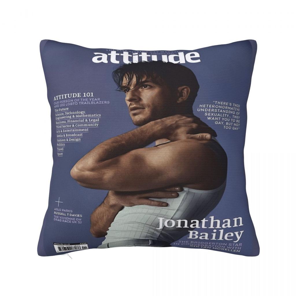 Jonathan Bailey Pillow Cover Square Pillow Case Cushion Cover Funny Custom DIY Pillowcases For Living Room Chair