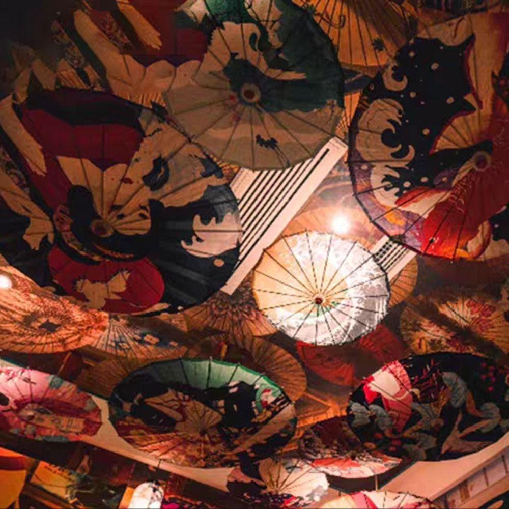 Китайский шелковый зонт ручной работы, винтажный зонт-палка, прочный промасленный бумажный зонт для фотографии