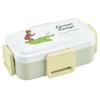 Skater Antibacterial Soft-Serving Dome-Shaped Lid, 2-Tier Lunch Box, 600ml, Curious George Classic Design, Made In Japan, PFLW4AG-A
