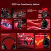 Семицветная радуга H600 Беспроводная и проводная игровая гарнитура 7.1 с четырьмя режимами.