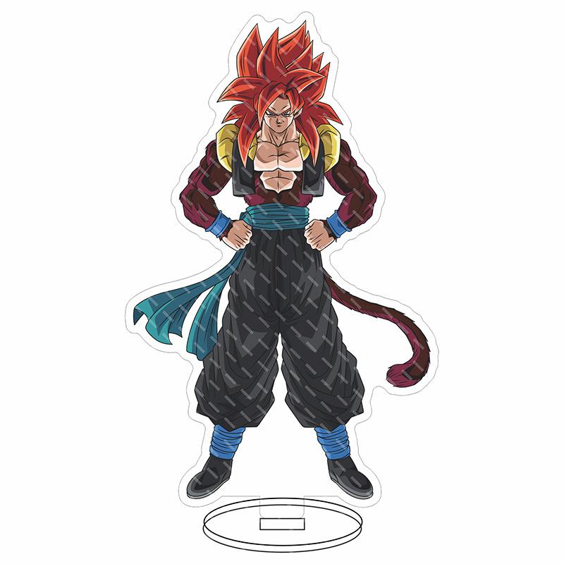 Аниме Dragon Ball Z Акриловая подставка Супер Сайян Сон Гоку Гохан Веджета Гогета Тракс Фриза Замасу Шенрон Пикколо Фигурка Игрушка Кукла