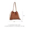 "Woven Garbage Bag" High-silk Matte Cowhide Hand-knitted Shoulder/cross-body Bag