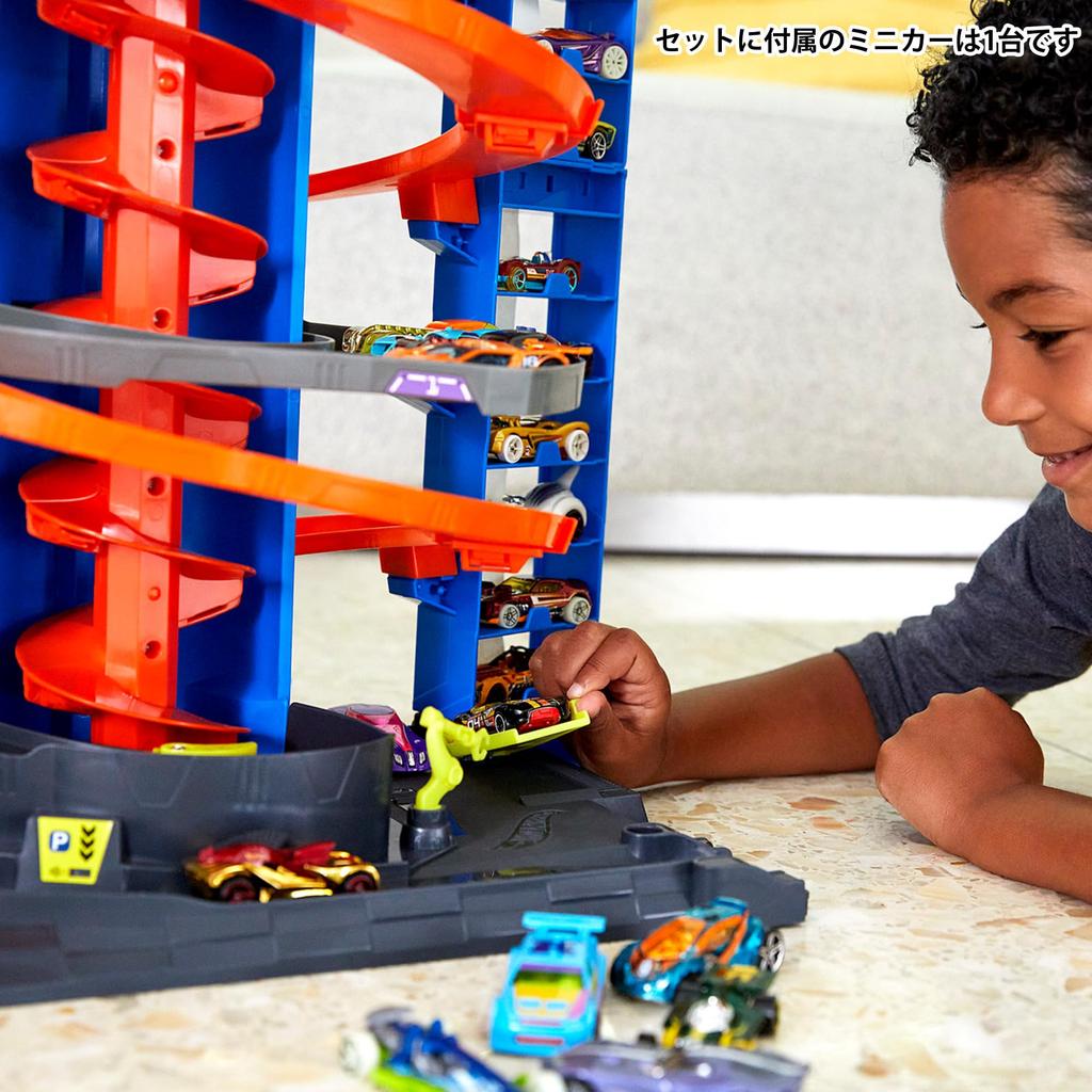 Hot Wheels Mega Garage 1 оригинальный GTT95 [Включает мини-автомобиль]