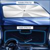 Car Windshield Sunshade, Foldable Car Sunshade, Sunshade, UV Blocking Car Front Window (thermal Protection)