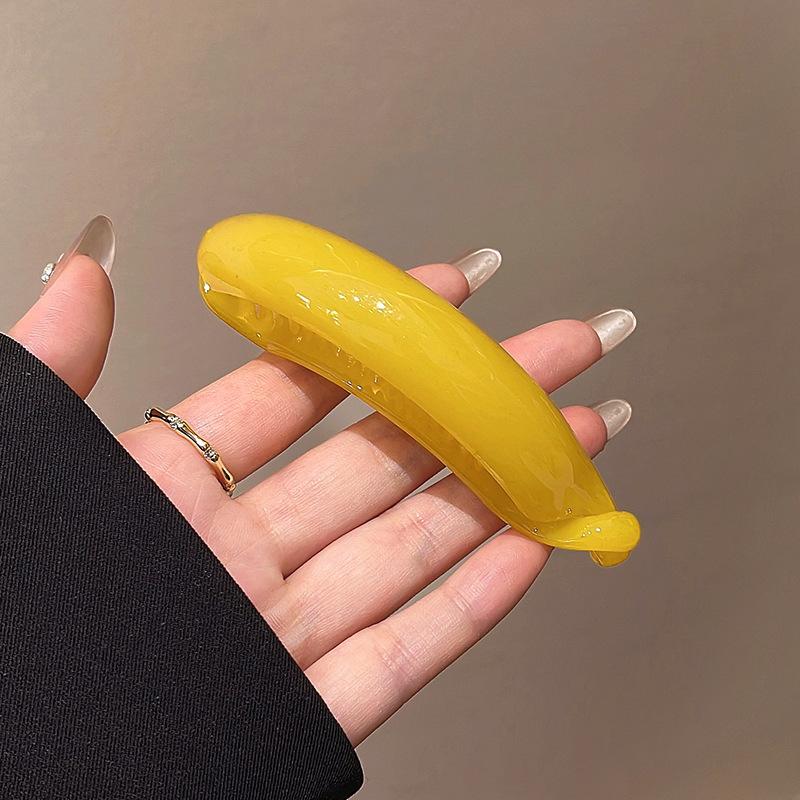 Ацетатная заколка-банан, заколка-твист, корейская новая заколка для хвостика, простая большая нескользящая заколка для волос, головной убор, аксессуары для волос для девочек и женщин