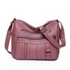 Luxury Soft Leather Women's Bag and Multi-pocket Ladies Shoulder Crossbody Bags