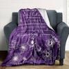 95Th Birthday Celebration Lightweight Blanket Comfortable ure Throw For Sofa Couch Office Bed Picnics for All Occasions Digital Print Gift Y28