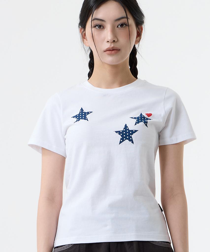 Nasttingijeubeleoldaenmi Футболка Dot Star_Белый