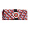 Montblanc X Maison Kitsuné Сотрудничество Повседневная Кожаная Сумка-Клатч с Логотипом Crossbody Мужские Сумки Оранжевый 129017