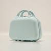 Square Box Solid Color Suitcase Large Capacity Makeup Case Casual 14-inch Cosmetic Cases  Women