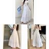 Cotton Blended Floral Midi Skirt With High Waist For Spring Summer Fashion Collection