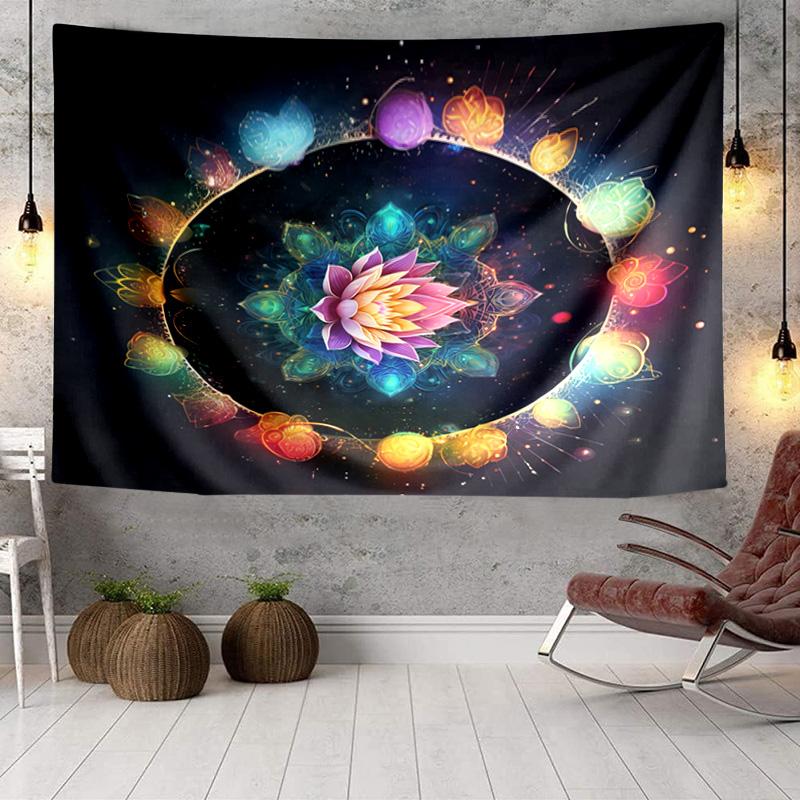 Chakra Balance Meditation Tapestry Room Decoration Wall Hanging for Living Room Bedroom, dormitory, Birthday and Christmas gifts
