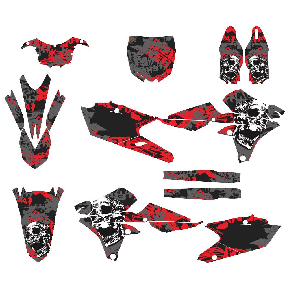 Декоративные наклейки для кроссовых мотоциклов Yamaha YZF250/YZF450 2014-2017