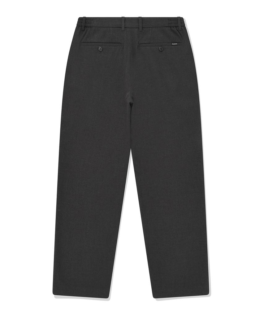 COVERNAT Slim Straight Slacks Pants Charcoal