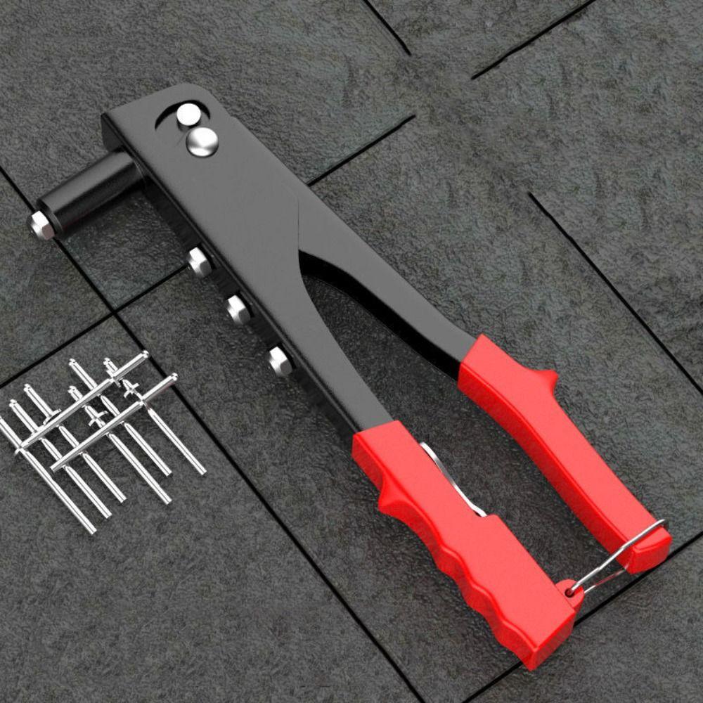 Manual Double Handle Riveter Set Steel Construction Blind Rivets Rivet Tool Home Fastening