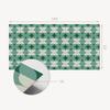 Vinyl Wall Decoration for the Office 100x50 cm Geometry of Wavy Shapes