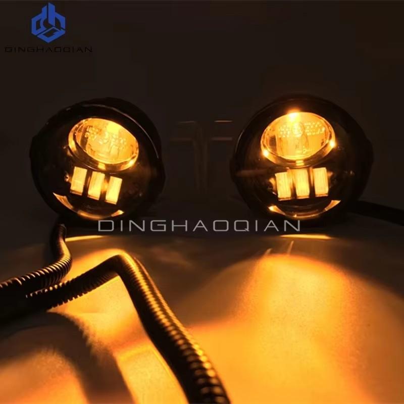 1Pair Car Front Foglight Fog Lamp Daytime Running Lights For Nissan X-Trail Tiida Juke Patrol Cube NV200 LED Fog Lights H11 12V