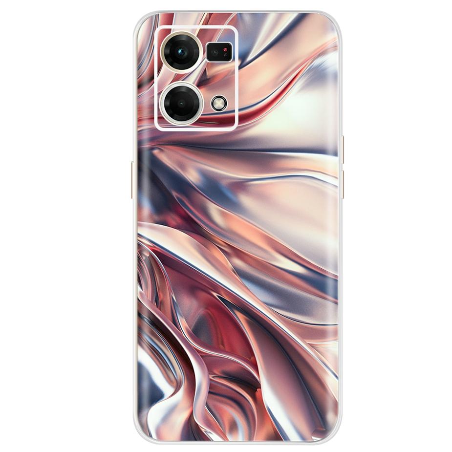 Для Oppo F21 Pro 4G Чехол Oppo Reno7 CPH2363 Цветной Расписной Чехол Мягкий Силиконовый Чехол Для Oppo Reno7 Reno 7 F21 Pro Fundas Coque