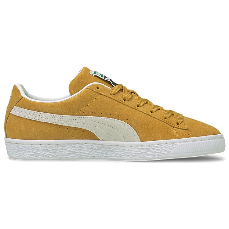 Puma Suede Classic 21 Honey Mustard Unisex Sneakers Yellow White 374915-05