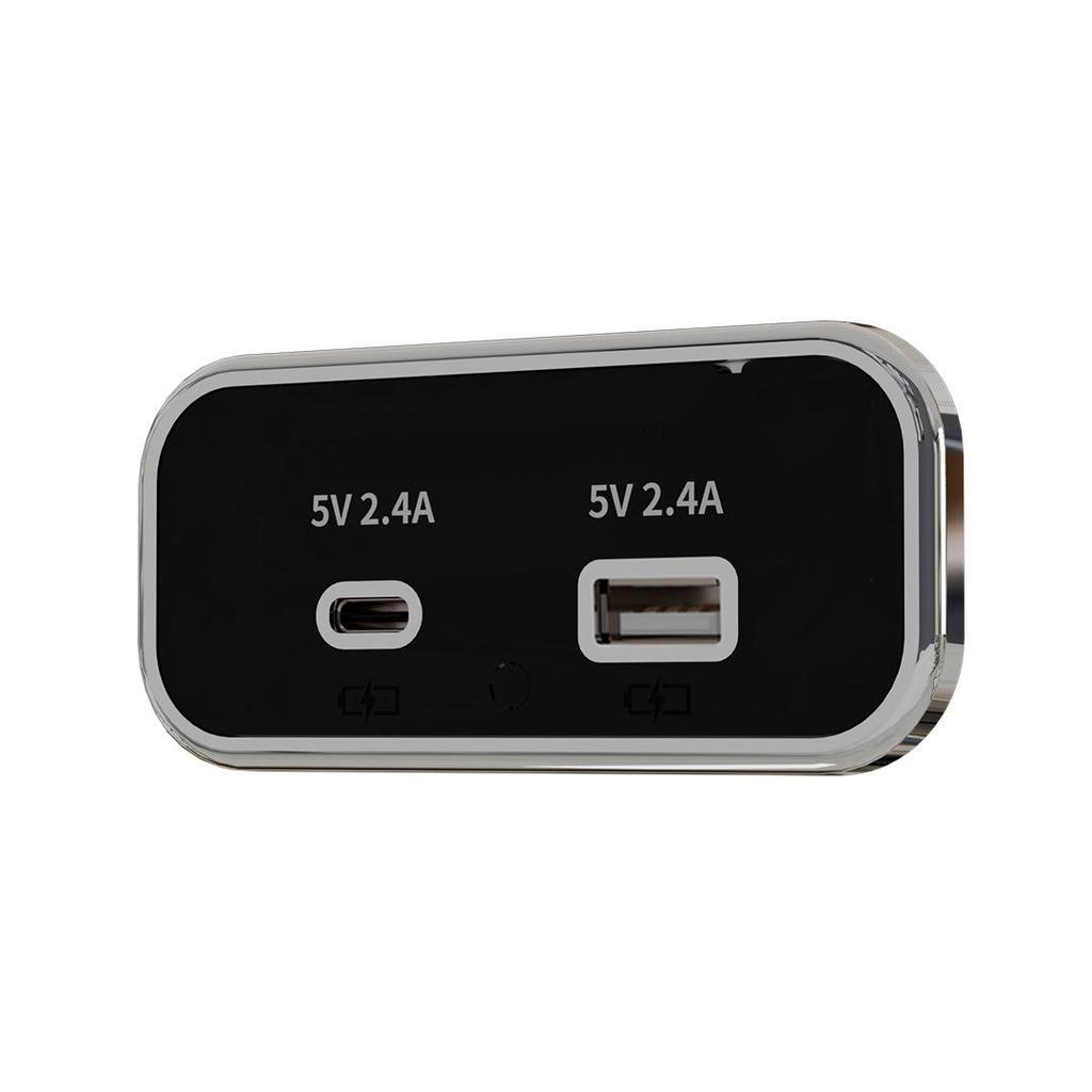 Dual Port 4.8A Fast Charge USB Car Charger for Car, RV, Bus - Multifunctional Power Adapter