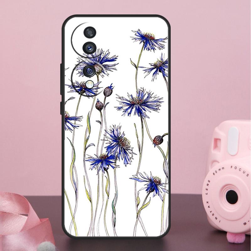 Желтые Цветы Космоса Лавандовый Чехол Для Honor 200 400 Pro 50 70 90 X9a X9b X9c X9d X8b X8c Win Magic 7 Lite 5 6 8 Pro Обложка