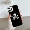 Чехол для телефона с пиратским черепом и скрещенными костями Для iPhone 17 Air 14 15 16 16e 13 12 Max Чехол Для Apple 11 Pro Max Plus Coque