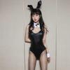 SHLYMP Bunny Girl Сексуальное Эротическое Косплей Чрезвычайно Озорное Нижнее Белье Нижнее Белье Униформа Горничной Грудь Открытая Костюм Кролика Высокий Нога Трико Кожаный Костюм